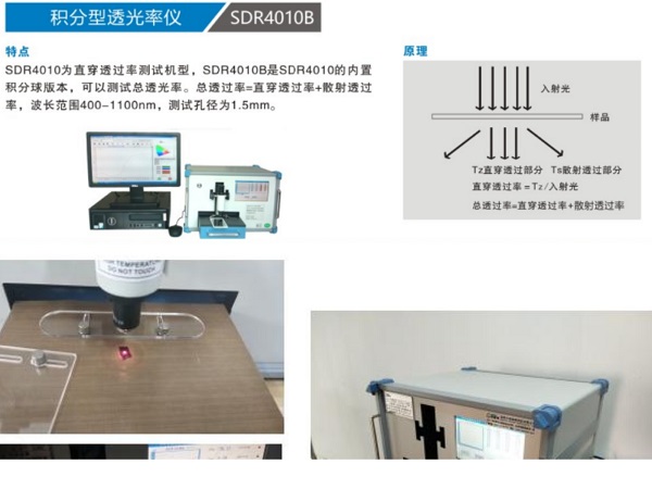 SDR4010B積分型透光率儀